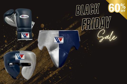 Pro Winning boxing gloves set Leather 10oz 16oz Lace up - Velcro