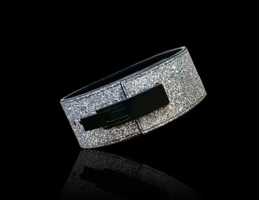 White Sparkling Powerlifting lever belt, Deadlift belt, Weightlifting belt, Gifts for dad, Squat belt , Gym belt, Custom sparkling weight lift belt, father' s day Gifts for friend