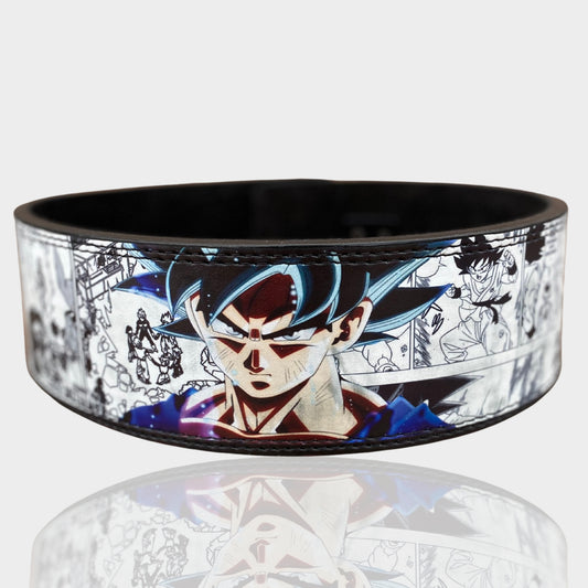 Goku powerlifting lever belt, Custom Goku weight lift belt, weightlifting belt, Dragon ball Super, Goku Ultra instinct, Goku gym belt, Squat belt, powerlift belt