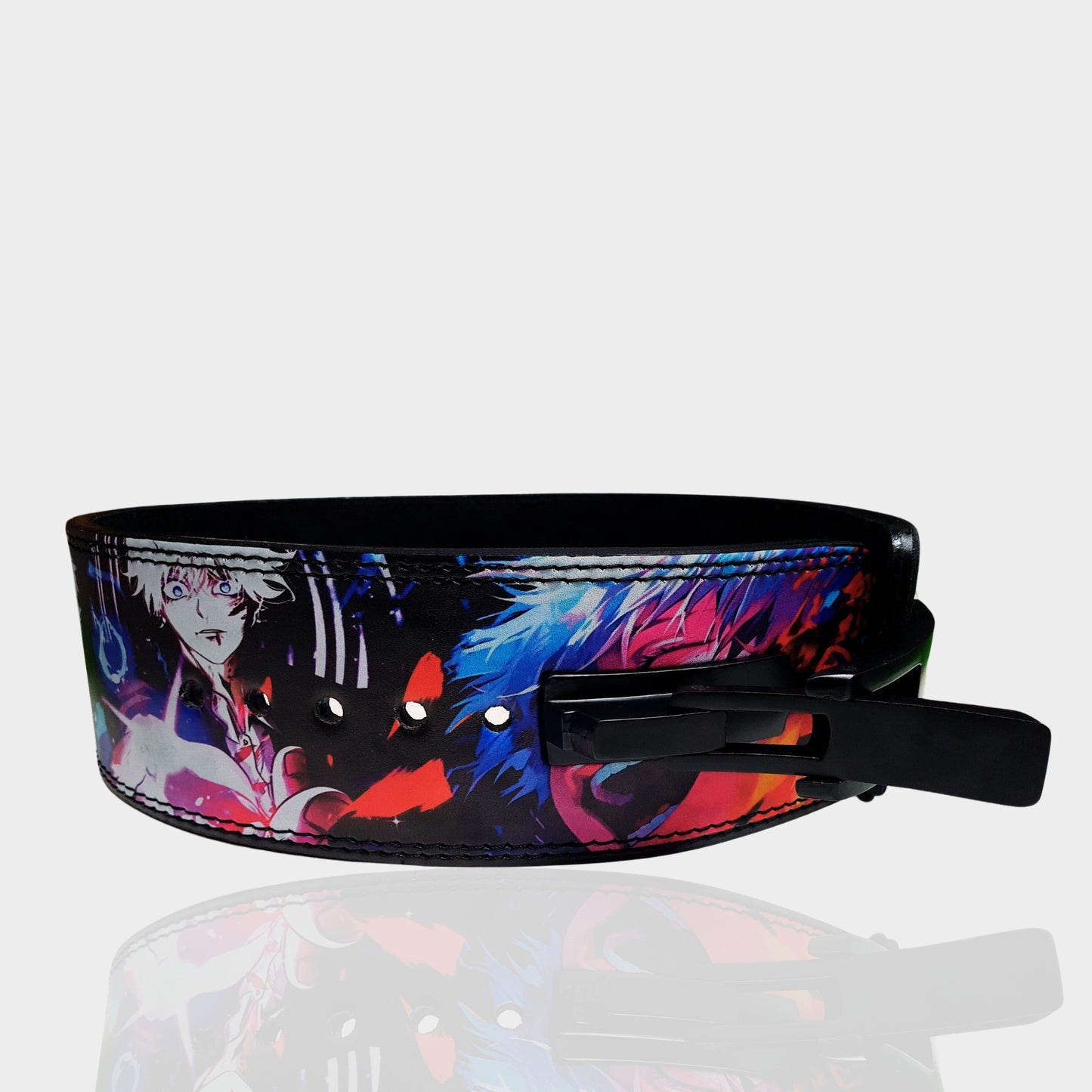 Jujutsu kaisen Satoru Gojo powerlifting lever belt, Itadori Weightlift Belt, Lever Belt, Gym belt, Satoru Gojo Weightlifting Belt, Satoru Gojo Custom lift belt, Gym belt, Custom Gojo Squat belt, Satoru Gojo weightlifting lever belt