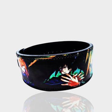 Powerlifting lever belt, weightlifting belt, Jujutsu Kaisen, Itadori, weight lift belt, custom lift belt, squat belt, gym belt, Gifts for dad, fathers day Gifts , Dead Lifting belt