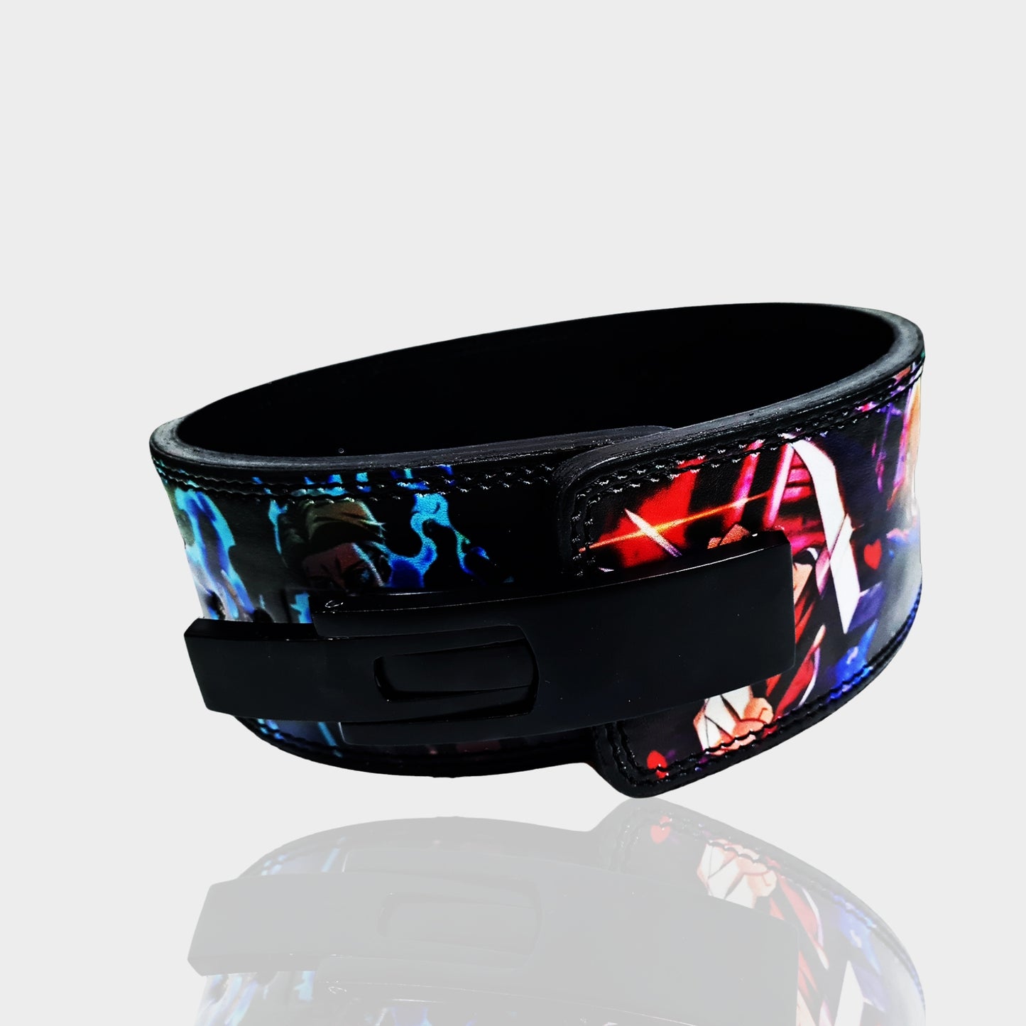 Powerlifting lever belt, weightlifting belt, Jujutsu Kaisen, Itadori, weight lift belt, custom lift belt, squat belt, gym belt, Gifts for dad, fathers day Gifts , Dead Lifting belt