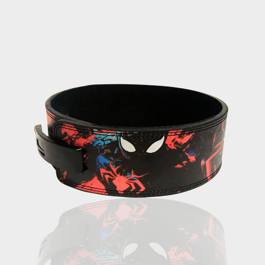 Spider man weightlifting gym belt powerlifting lever belt Custom lift belt gym belt