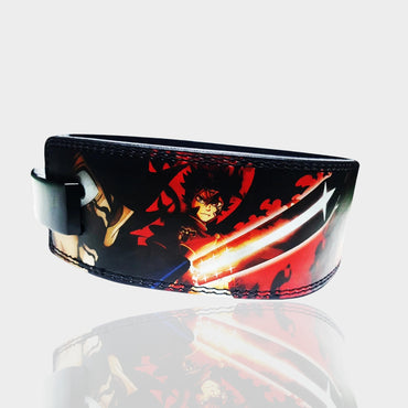 Asta Black Clover powerlifting lever belt, weight lift belt, custom lift belt, black clover weightlifting belt, gym belt, Custom Squat belt, powerlift belt