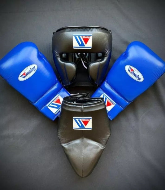 BLUE Black Winning Boxing set, Winning White Boxing gear, Winning Lace up Boxing Glove set, Boxing Glove set, Winning boxing gear set, Winning set, winning gear, winning Boxing Glove, Winning groins, Winning head Gear, winning Boxing Set, Focus pads, Gloves for Gym, Fight Gloves, Gift for Him, Gift for Son, Father days Gift, Black Friday Sale, Christmas Gift, Thanks Giving Gift, New Year Gift, Cyber sale, Valentine Gift, Gift for her, Gift for Daughter, Gym Gift, Fitness Gift, Motivational Gift, Winning