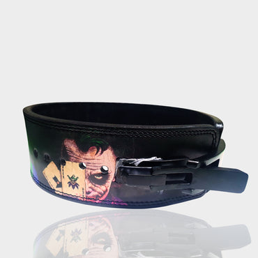 Batman Joker powerlifting lever belt, Weightlift Belt, Lever Belt, Gym belt, Weightlifting Belt, Custom lift belt, Gym belt, Custom Joker Squat belt, weightlifting lever belt