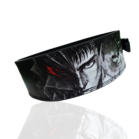 Berserk weight lift belt, Berserk Lever, Berserk Custom Lever belt, Berserk Gym Belt, Berserk Squat belt, Berserk powerlift belt, Berserk Guts Powerlifting belt, Berserk Guts weightlifting belt