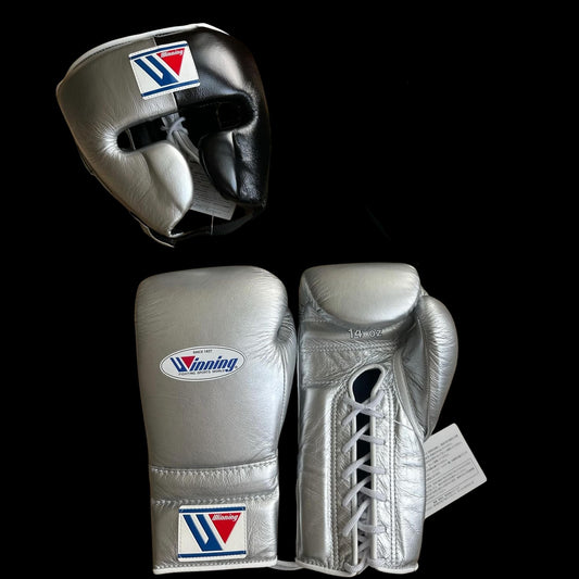 Black Silver Winning Boxing Gloves set, Winning Boxing Glove winning head guard, winning boxing set Winning Lace up Boxing Glove set, Boxing Glove set, Winning boxing gear set, PF Fitness Gear, Winning set, PF FITNESS GEAR winning gear, winning Boxing Glove, Winning groins, Winning Frame head Guard, winning Boxing Set, Focus pads, Gloves for Gym, Fight Gloves, Gift for Him, Gift for Son, Father days Gift, Black Friday Sale, Christmas Gift, Thanks Giving Gif