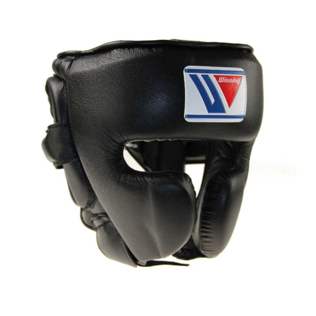 Winning Boxing Head guard face helmet Black
