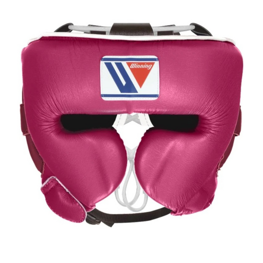 Winning Head Gear, Dark Pink Winning Protection Gear, Winning Head protectors, Winning face protectors, Winning boxing gear, Winning, PF Fitness Gear, PFFITNESSGEAR