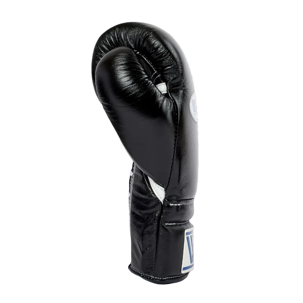 Winning boxing gloves Black Affordable Laced up or Velcro gloves