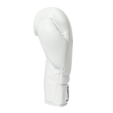 Winning boxing gloves Custom White Leather Lace up