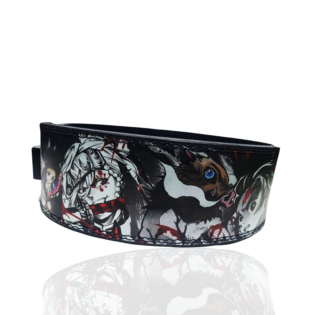 Demon Slayer Powerlifting lever belt, Demon Slayer Weightlifting belt, Leather belt, Deadlifting belt, Bodybuilding belt, custom Lift belt , Squat belt, Powerlifting, Weightlifting, weight lift belt, Lever belt, Demon Slayer