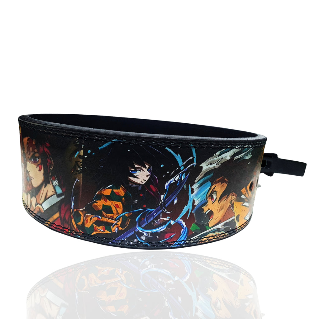 Demon Slayer Powerlifting lever belt, Demon Slayer Weightlifting belt, Leather belt, Deadlifting belt, Bodybuilding belt, custom Lift belt , Squat belt, Powerlifting, Weightlifting, weight lift belt, Lever belt, Demon Slayer