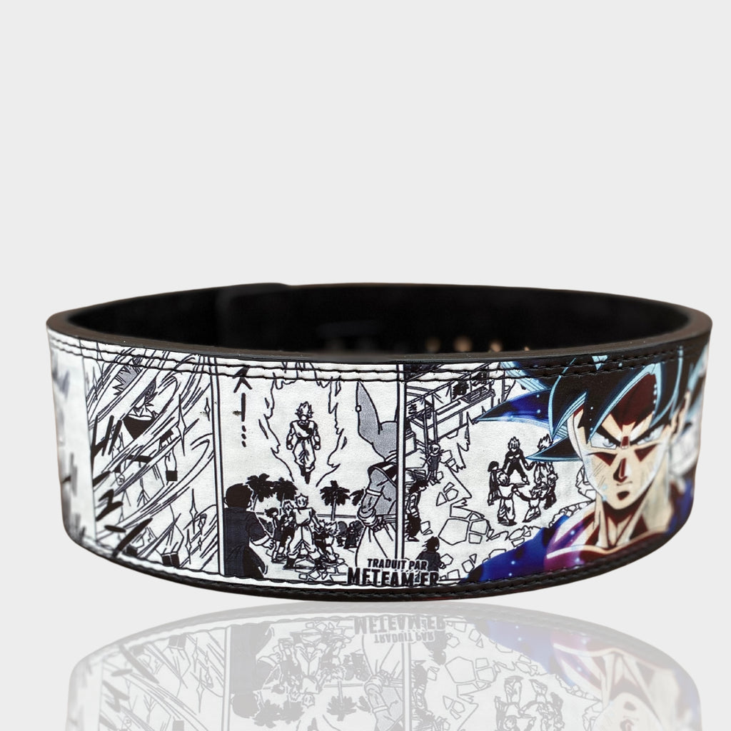 Goku powerlifting lever belt, Custom Goku weight lift belt, weightlifting belt, Dragon ball Super,  Goku Ultra instinct, Goku gym belt, Squat belt, powerlift belt