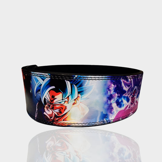 Goku powerlifting lever belt, Custom Goku weight lift belt, weightlifting belt, Dragon ball Super,  Goku Ultra instinct, Goku gym belt, Squat belt, powerlift belt