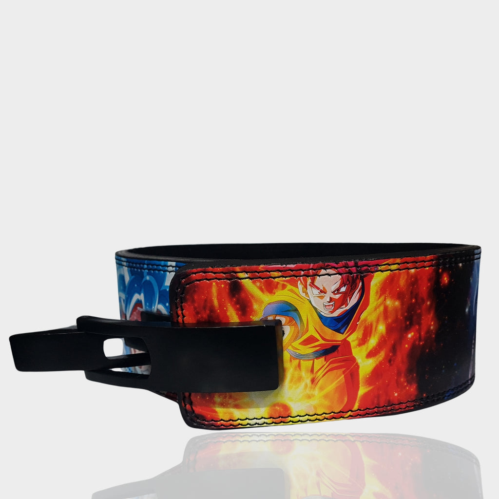 Goku powerlifting lever belt, Custom Goku weight lift belt, weightlifting belt, Dragon ball Super,  Goku Ultra instinct, Goku gym belt, Squat belt, powerlift belt
