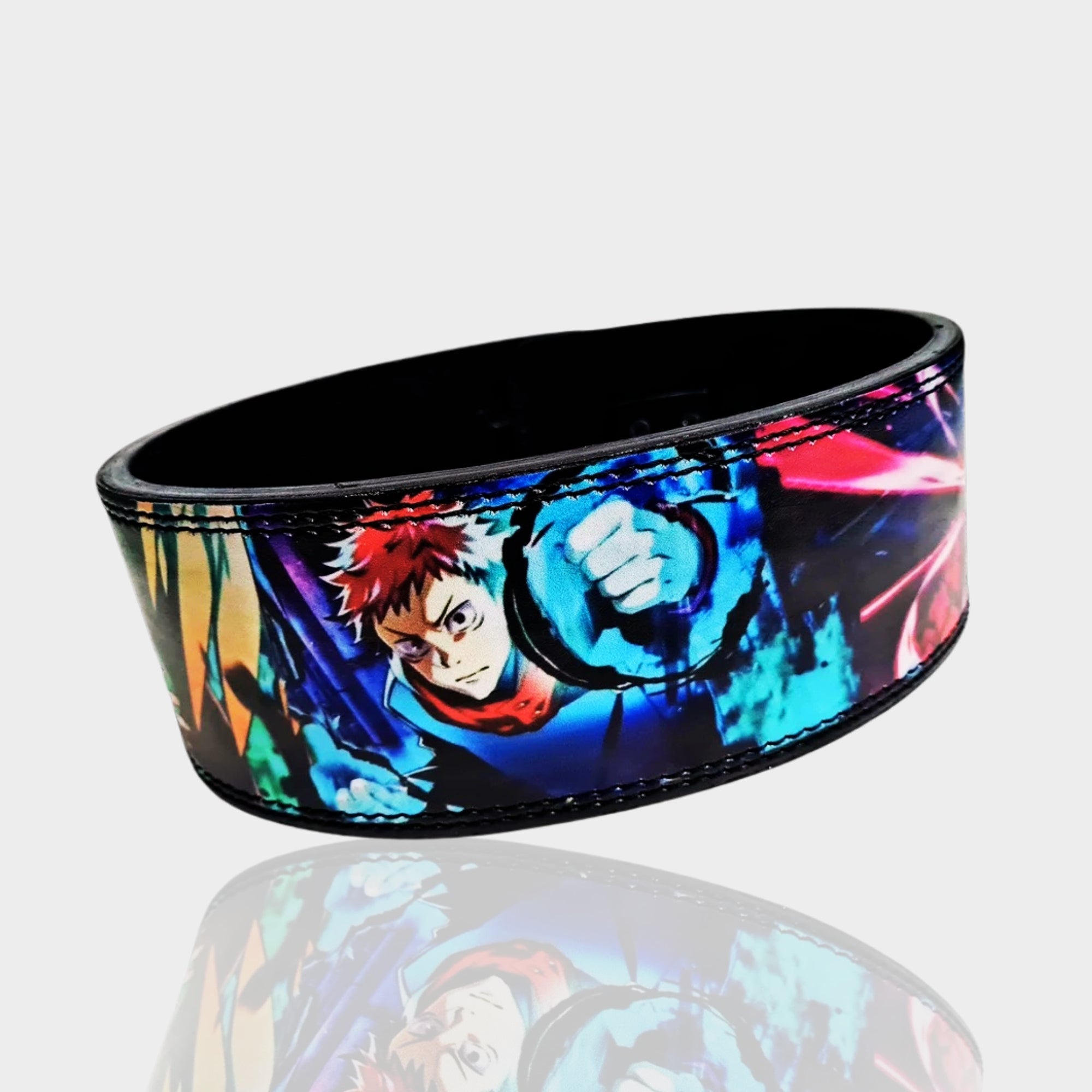 Powerlifting lever belt, weightlifting belt, Jujutsu Kaisen, Itadori, weight lift belt, custom lift belt, squat belt, gym belt,  Gifts for dad, fathers day Gifts , Dead Lifting belt