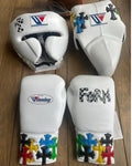 Affordable Cross Winning Boxing set White Leather lace-up