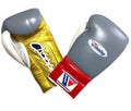 Affordable Winning Training boxing gloves red Leather Lace up - Velcro