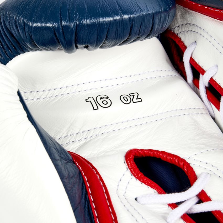 Affordable Winning boxing gloves White Leather Lace up - Velcro