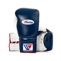 Affordable Winning boxing gloves White Leather Lace up - Velcro