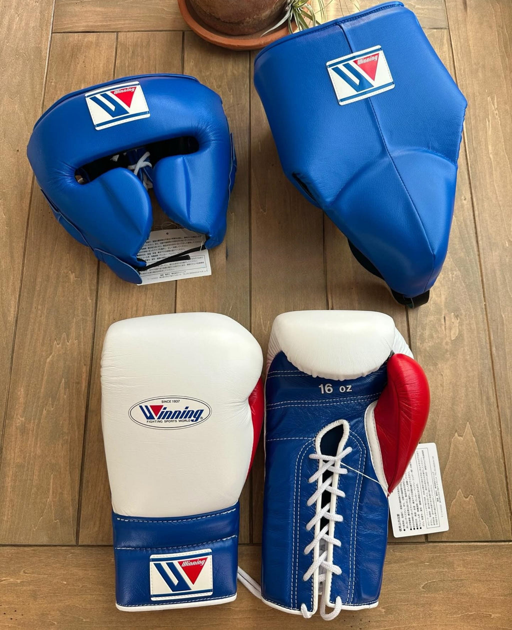 Affordable Winning boxing set White Blue 