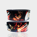 Asta Black Clover powerlifting lever belt, weight lift belt, custom lift belt, black clover weightlifting belt,  gym belt, Custom Squat belt, powerlift belt
