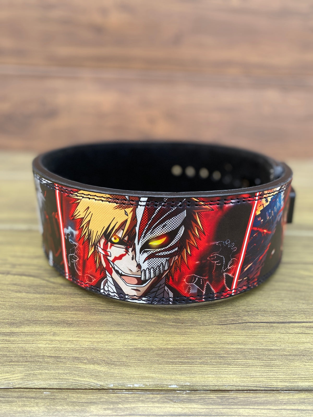 Bleach Powerlifting belt, Ichigo Kurosaki Weight lift Belt, bankai Weightlifting Deadlift Belt, valentine's day Gifts for him, ichigo, gym belt, Deadlift belt