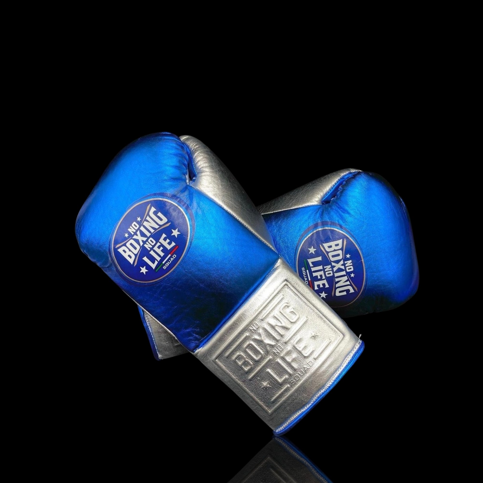 Blue Silver No Boxing no life, boxing gloves, No Boxing No Life, NBNL Boxing Gloves, Birthday Gifts, PF Fitness Gear, PFFITNESSGEAR, Christmas gifts for men's, Thanksgiving gifts for him, NBNL Boxing, Boxing Glove, No Boxing No Life Boxing Gloves, NBNL, Gloves for Gym, Halloween Gifts, Fight Gloves, Gifts for Him, Gifts for Son, Father days Gifts, Black Friday Sale, Christmas Gifts, NBNL Lace-up Boxing Gloves, New Year Gifts, Cyber sale, Valentine Gifts, Gifts for her, Gifts for Daughter, Gym Gift, Fitness 