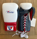 Cutom Winning Training boxing gloves Leather Lace up - Velcro