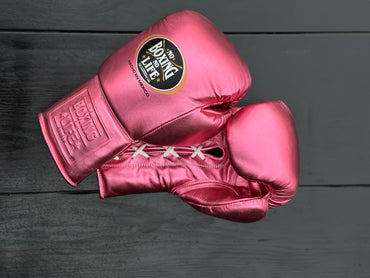 No Boxing No Life Boxing Gloves set, NBNL Boxing Gloves, Birthday Gifts - Pink