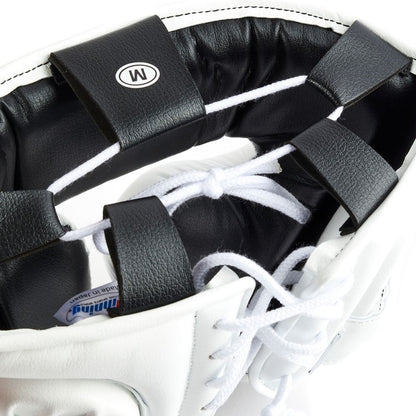 Winning Head Gear, White Winning Protection Gear, Winning Head protectors, Winning face protectors, Winning boxing gear, Winning, PF Fitness Gear, PFFITNESSGEAR
