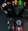 Winning_Cross_Boxing_Gloves_set_Black_Leather_laceup