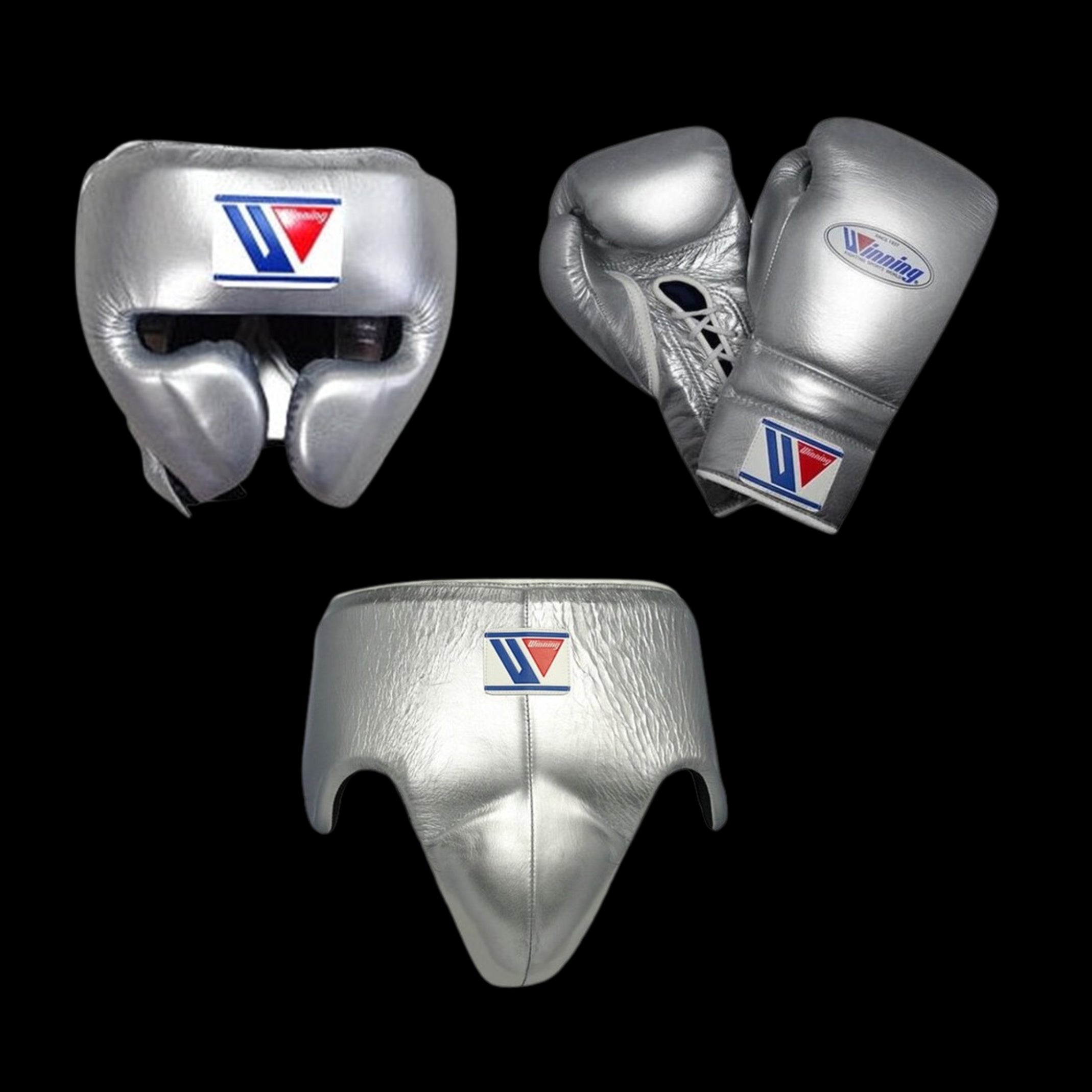 Silver Winning Boxing set, Winning Boxing gear, Winning Lace up Boxing Glove, Boxing Glove, Winning boxing gear, Winning set gear, winning Boxing Glove, Winning groins, Winning head Gear, winning Boxing Set, Focus pads, Gloves for Gym, Fight Gloves, Gift for Him, Gift for Son, Father days Gift, Black Friday Sale, Christmas Gift, Thanks Giving Gift, New Year Gift, Cyber sale, Valentine Gift, Gift for her, Gift for Daughter, Gym Gift, Fitness Gift, Motivational Gift, Winning Lace-up gloves, Lace-up, Winning 