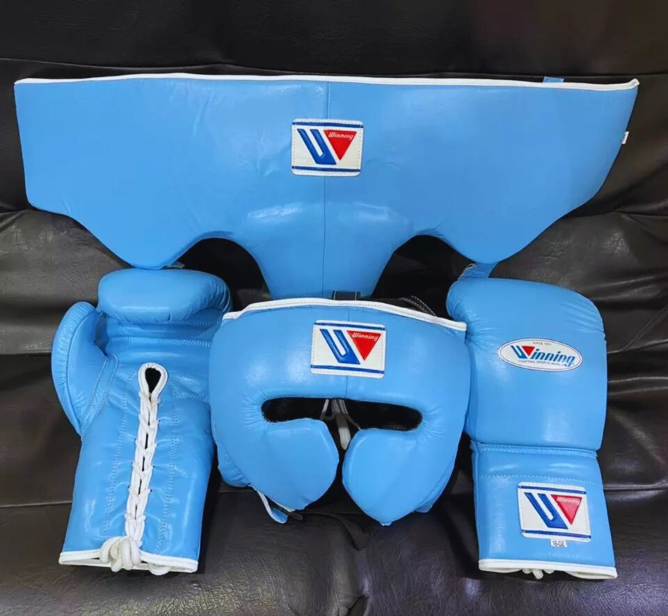 Sky blue Winning Boxing set, Winning Boxing gear, Winning Lace up Boxing Glove, Boxing Glove, Winning boxing gear, Winning set gear, winning Boxing Glove, Winning groins, Winning head Gear, winning Boxing Set, Focus pads, Gloves for Gym, Fight Gloves, Gift for Him, Gift for Son, Father days Gift, Black Friday Sale, Christmas Gift, Thanks Giving Gift, New Year Gift, Cyber sale, Valentine Gift, Gift for her, Gift for Daughter, Gym Gift, Fitness Gift, Motivational Gift, Winning Lace-up gloves, Lace-up, Winning