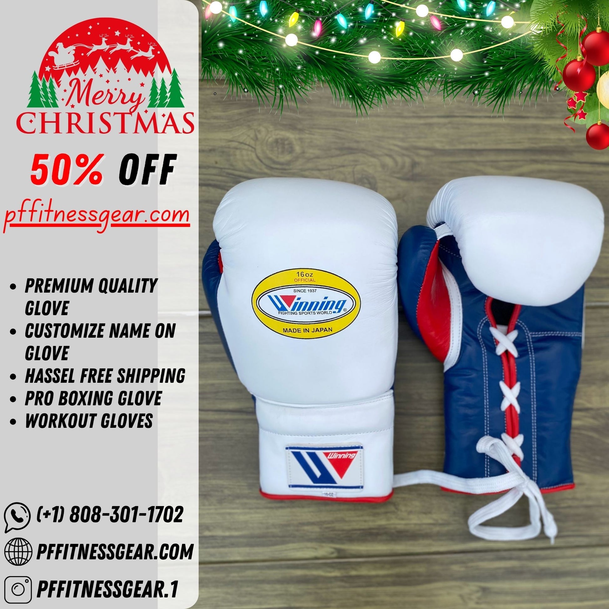 Winning Boxing Gloves, Winning Boxing gloves, White Blue Red Winning Lace-up Boxing Glove, Boxing Glove, Winning boxing gear, Winning gear, winning Boxing Glove, Winning Gloves, Winning Boxing Gear, PF Fitness gear, PFFITNESSGEAR, Gloves for Gym, Fight Gloves, Gift for Him, Gift for Son, Father days Gift, Black Friday Sale, Christmas Gift, Thanks Giving Gift, New Year Gift, Cyber sale, Valentine Gift, Gift for her, Gift for Daughter, Gym Gift, Fitness Gift, Motivational Gift, Lace-up, Winning Boxing Gear