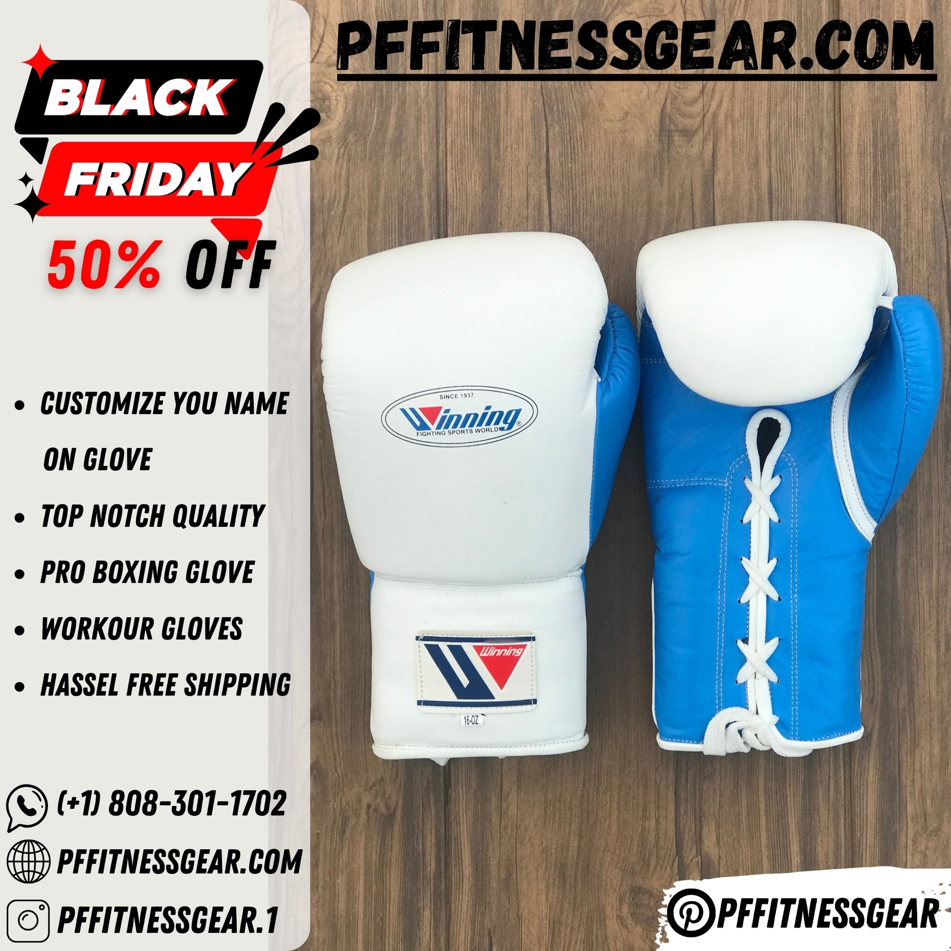 Winning Boxing Gloves,&nbsp; Winning Boxing glove, White Blue Winning Lace-up Boxing Glove, Boxing Glove, Winning boxing gear, Winning gear, winning Boxing Glove, Winning Gloves, Winning Boxing Gear, PF Fitness gear, PFFITNESSGEAR, Gloves for Gym, Fight Gloves, Gift for Him, Gift for Son, Father days Gift, Black Friday Sale, Christmas Gift, Thanks Giving Gift, New Year Gift, Cyber sale, Valentine Gift, Gift for her, Gift for Daughter, Gym Gift, Fitness Gift, Motivational Gift, Lace-up, Winning Boxing