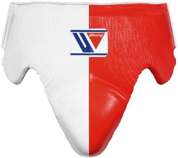 Winning Boxing Groin Guard Groin Protector Red White