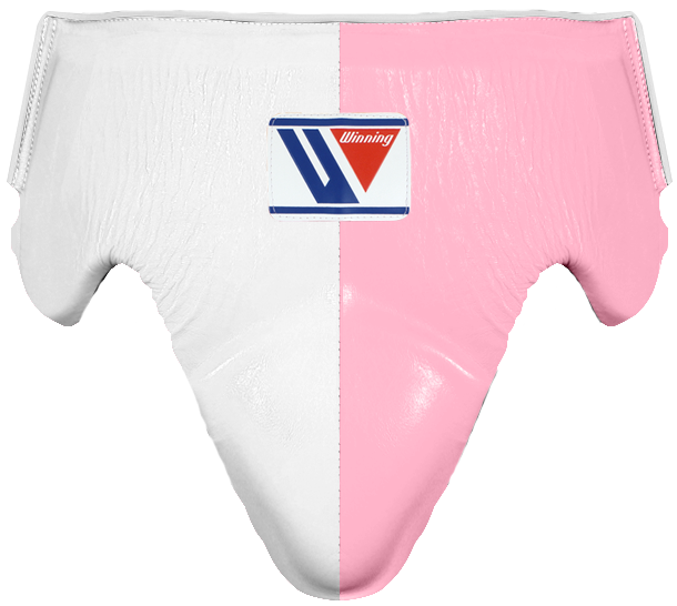 Winning Boxing Groin Guard Groin Protector White Baby Pink
