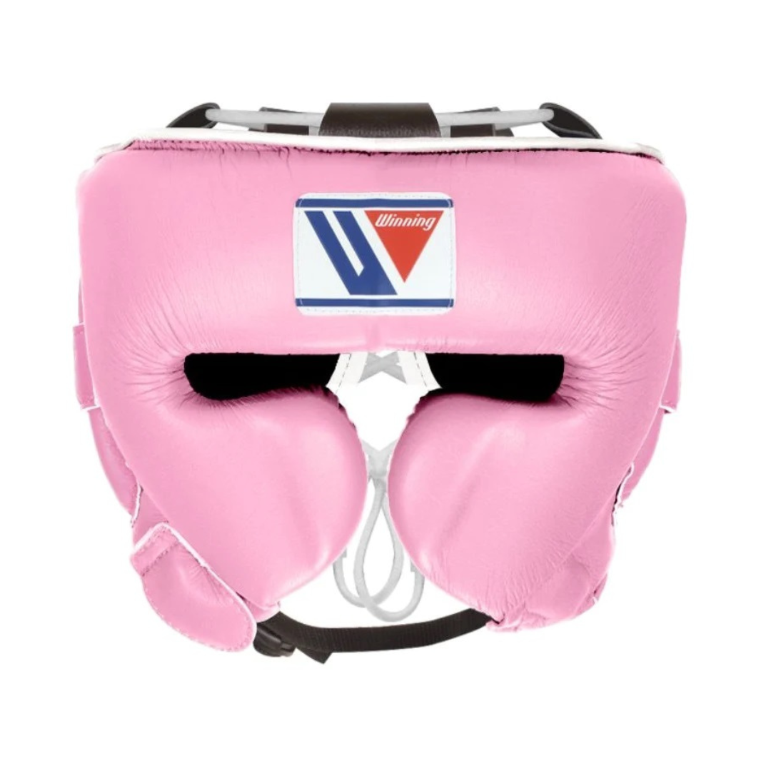 Winning Boxing Head guard face helmet Baby Pink