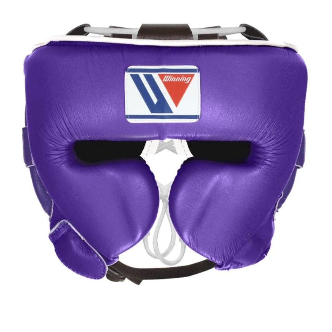 Winning Boxing Head guard face helmet Purple