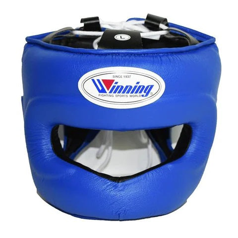 Winning Head Gear, Blue Winning Protection Gear, Winning Head protectors, Winning face protectors, Winning boxing gear, Winning, PF Fitness Gear,