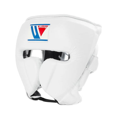 Winning Head Gear, White Winning Protection Gear, Winning Head protectors, Winning face protectors, Winning boxing gear, Winning, PF Fitness Gear, PFFITNESSGEAR