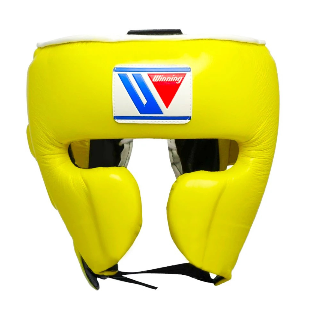 Winning Head guard face helmet Yellow