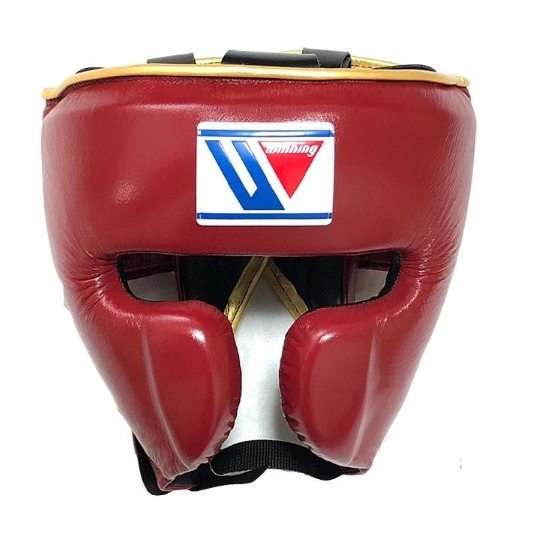 Winning Head guard face helmet red
