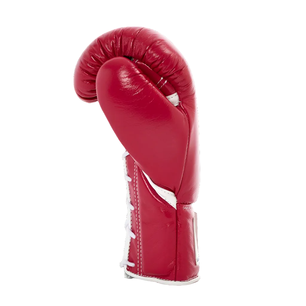 Winning boxing gloves Pink Leather 12oz Lace up 