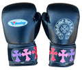 Winning boxing gloves Black Leather Velcro