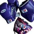 Winning boxing gloves Hisoka Hunter x Hunter set Leather Lace up - Velcro