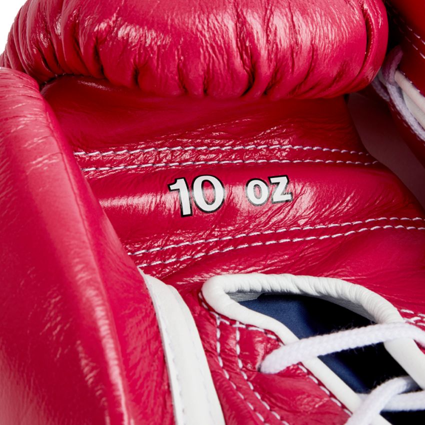 Winning boxing gloves Pink Leather 12oz Lace up 